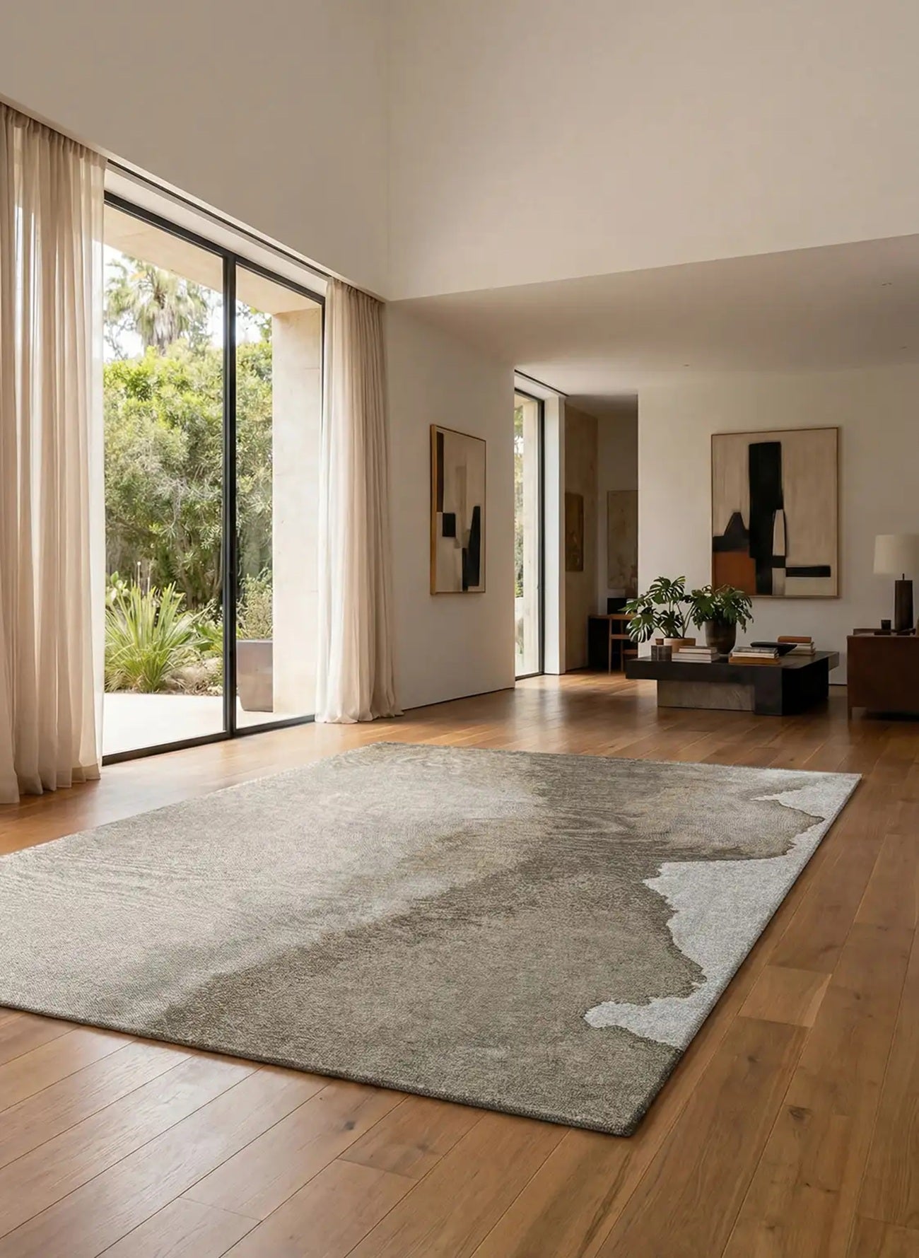 Tapis de salon et chambre tissé plat LAGOON