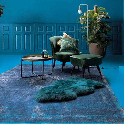 Tapis de salon et chambre tissé plat MEDAILLON