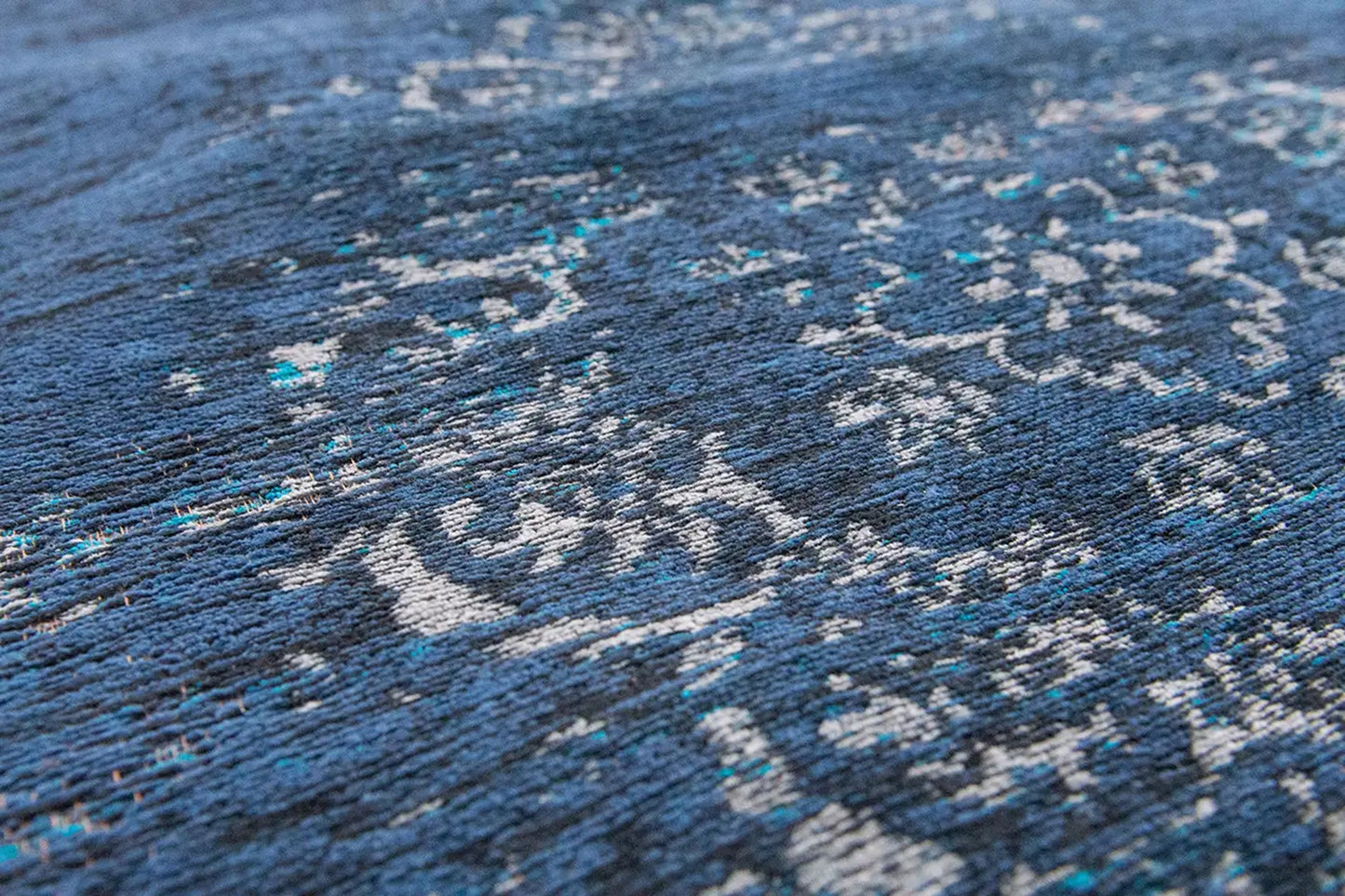 Tapis de salon et chambre tissé plat MEDAILLON