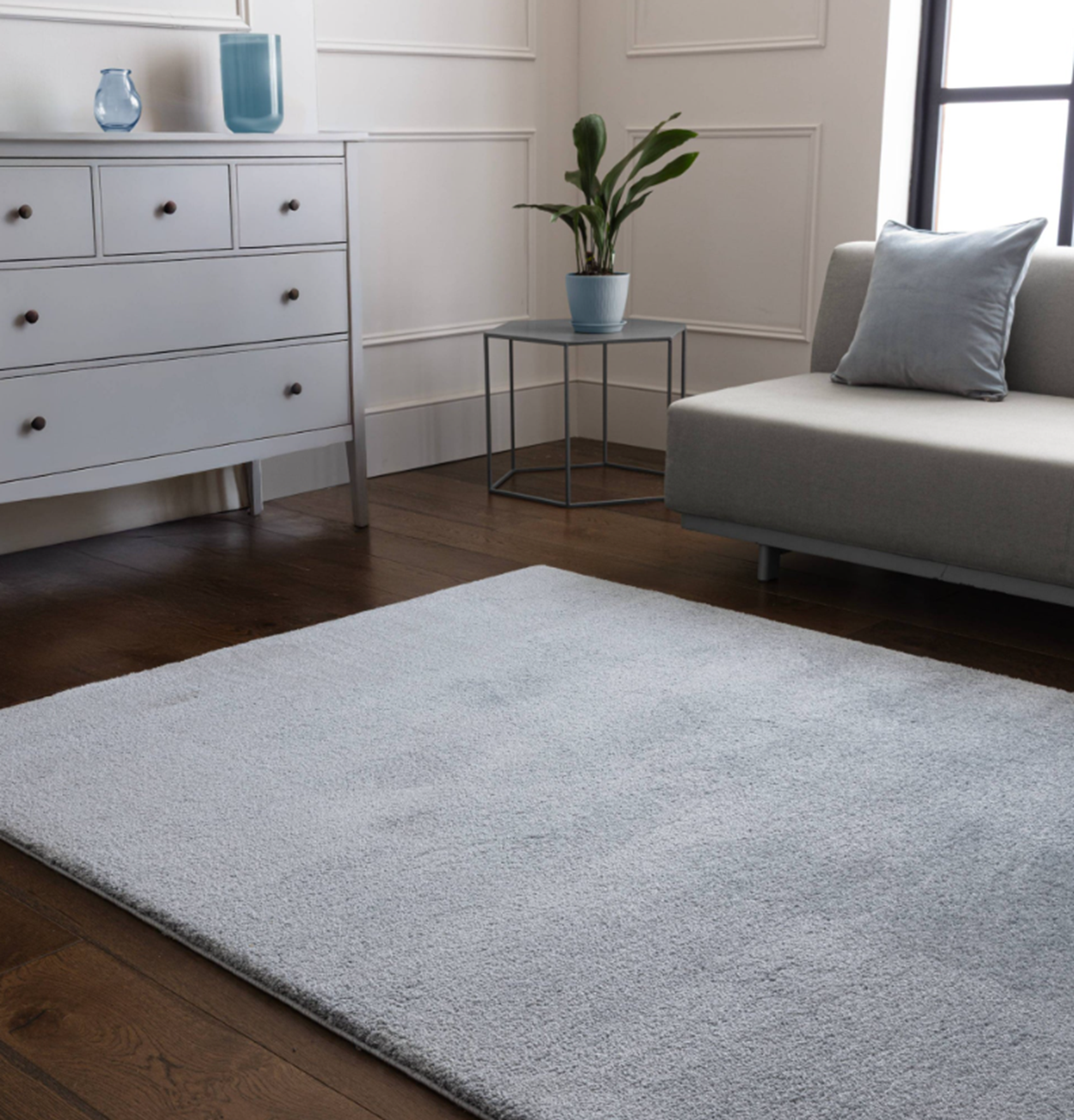 Tapis de salon et chambre poils longs MOCO