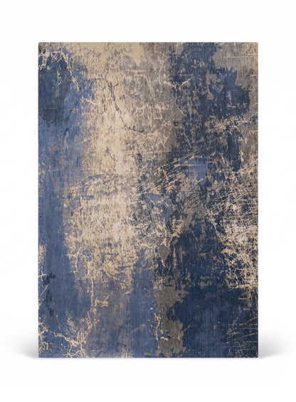 Tapis tissé plat moderne CRACKS