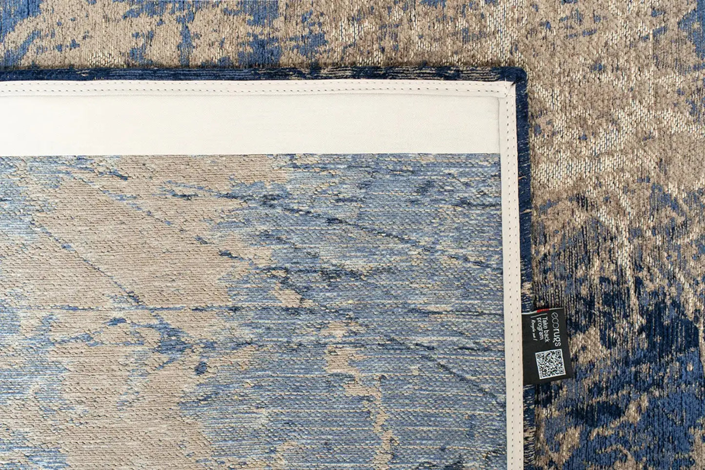 Tapis tissé plat moderne CRACKS