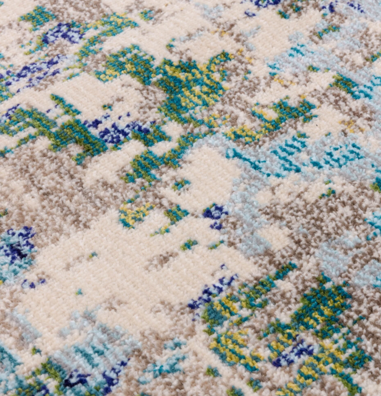 Tapis tissé plat moderne BOSCAGE