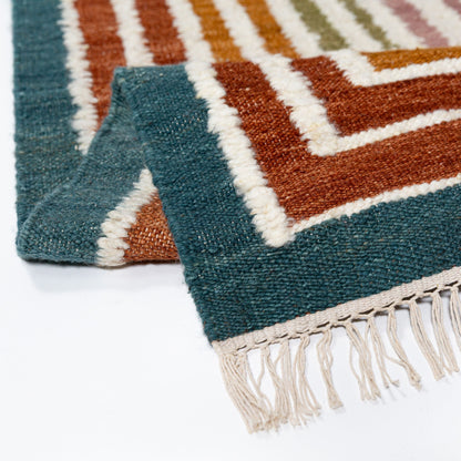 Tapis de salon et chambre pure laine ILLUSION