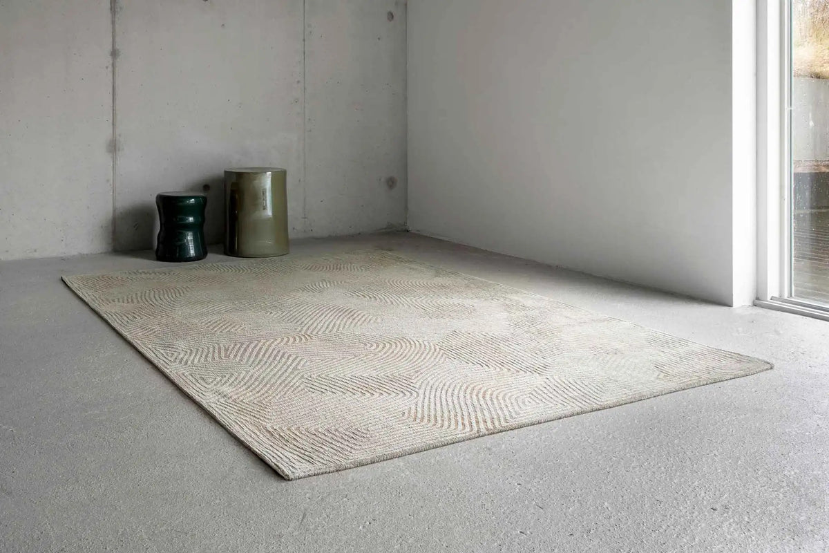 Tapis tissé plat moderne SCARLET