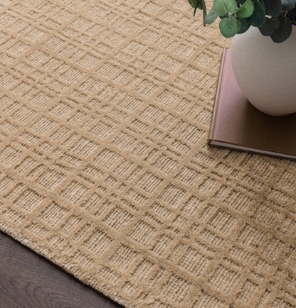Tapis tissé main en jute HATCHY