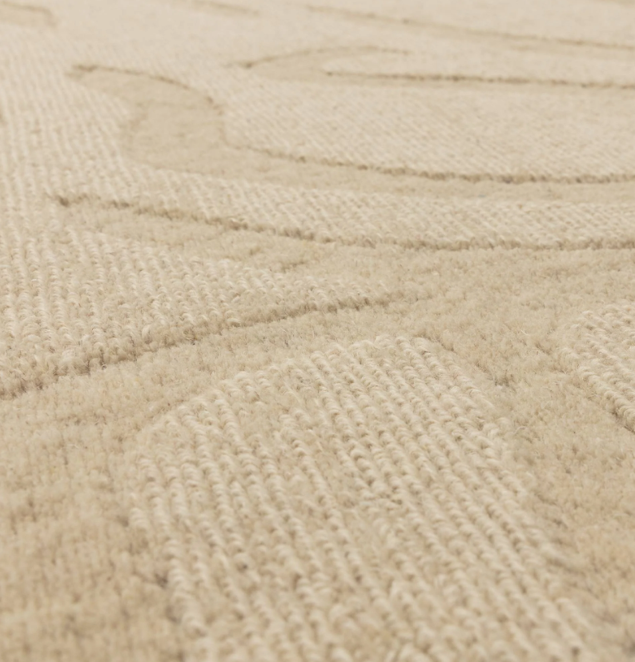 Tapis tissé plat moderne MILL