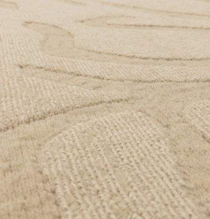 Tapis tissé plat moderne MILL