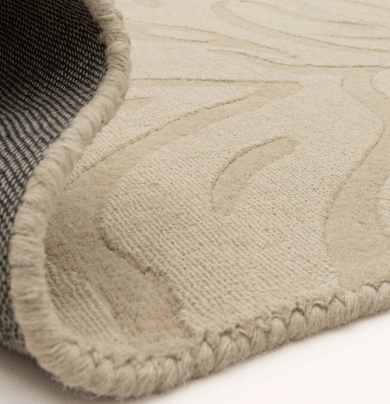 Tapis tissé plat moderne MILL