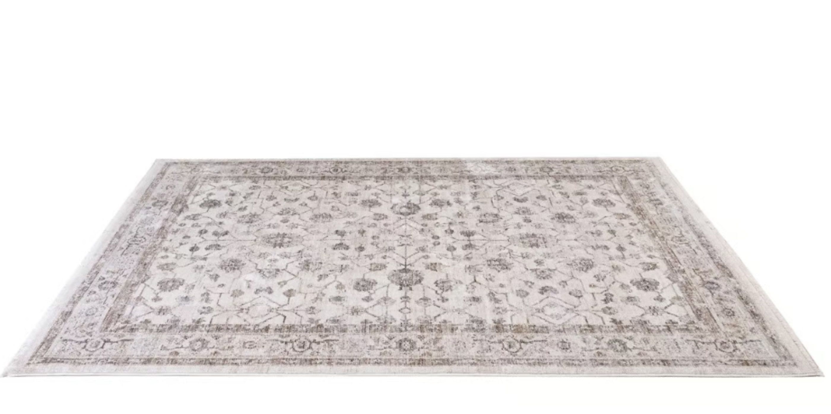 Tapis de salon style orient tissé plat JARBIN