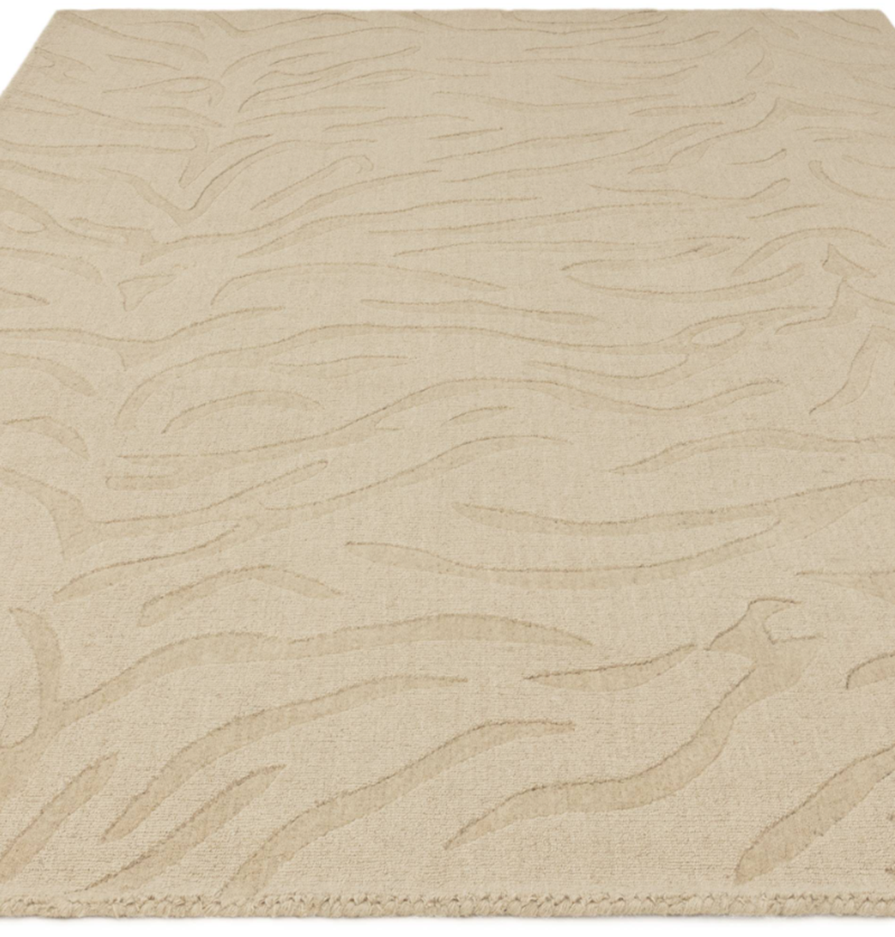 Tapis tissé plat moderne MILL