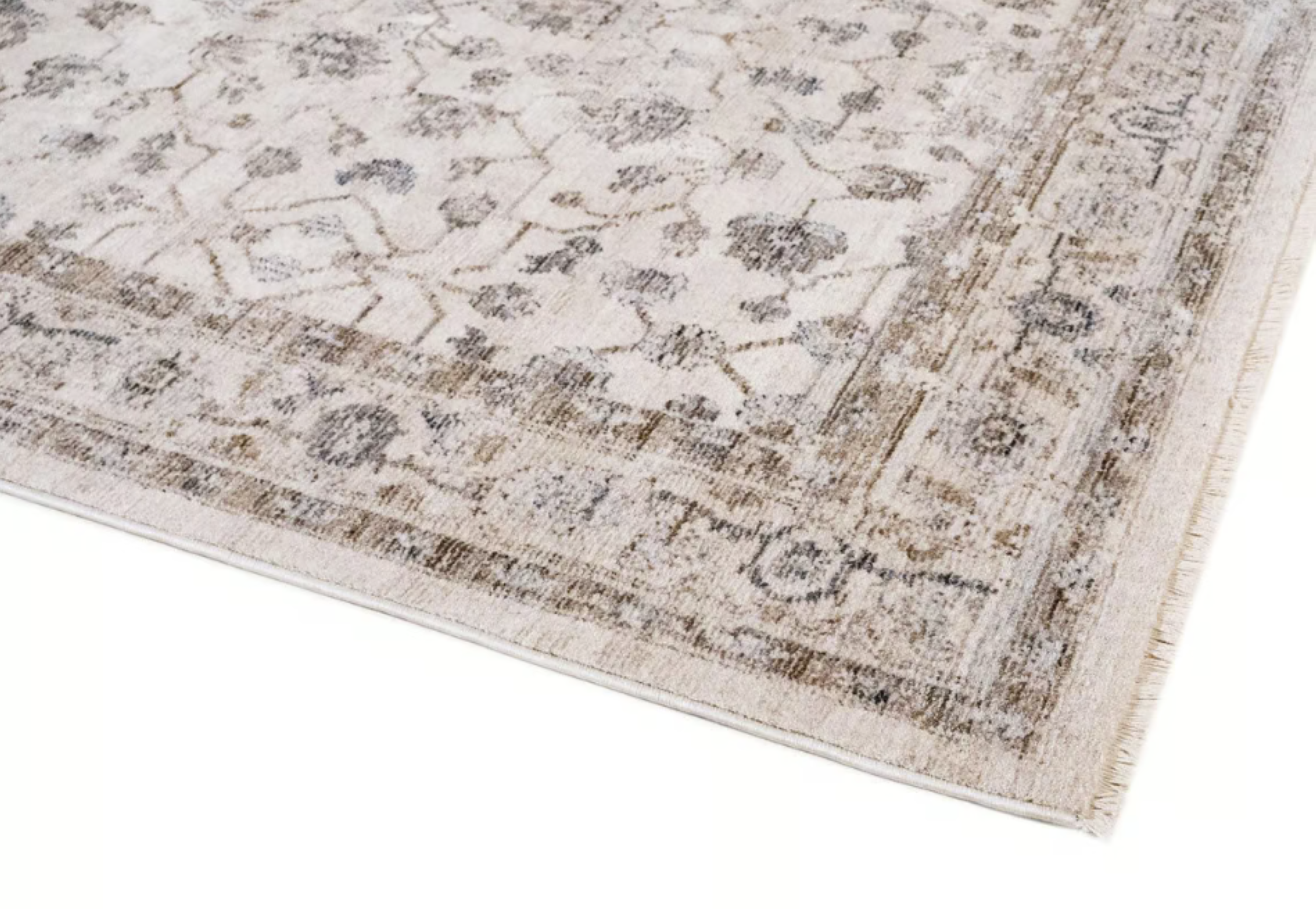 Tapis de salon style orient tissé plat JARBIN
