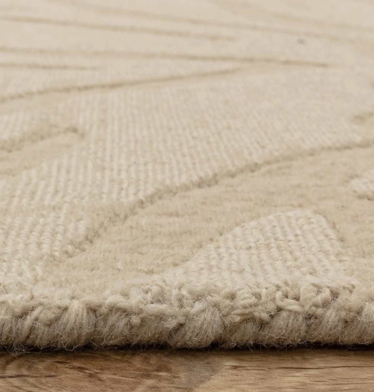 Tapis tissé plat moderne MILL