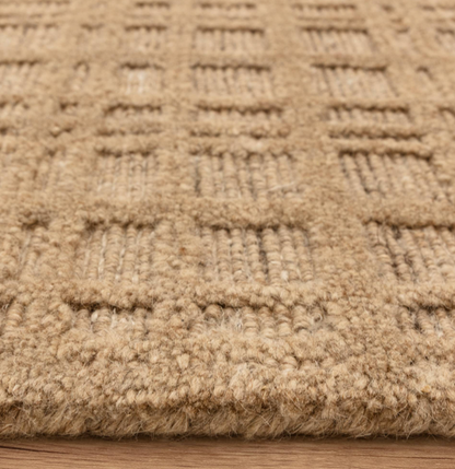 Tapis tissé main en jute HATCHY