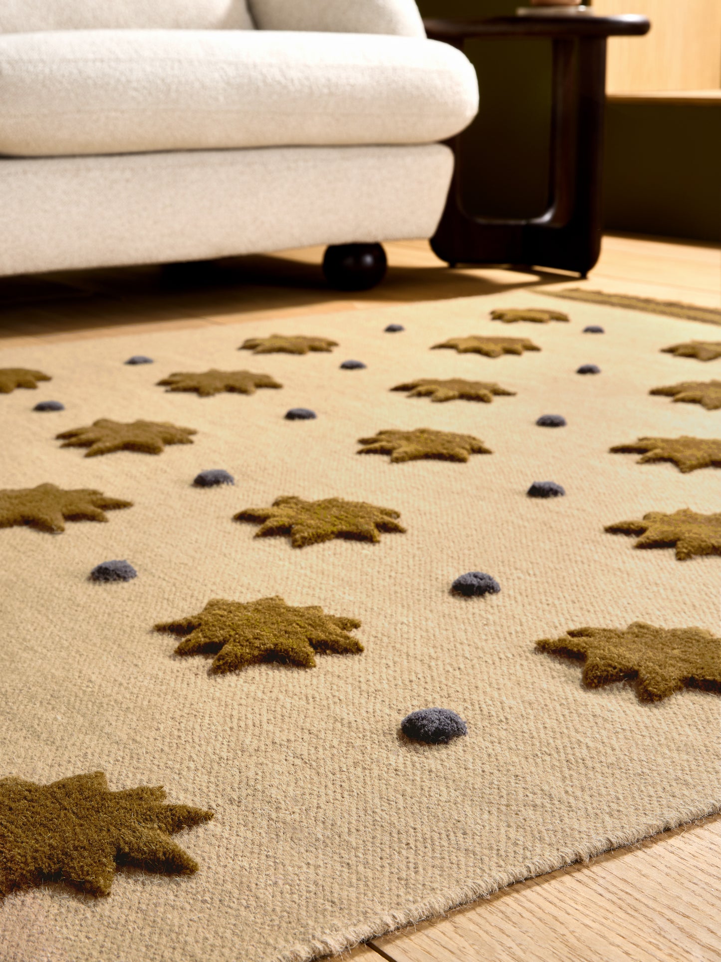 Tapis tissé plat style kilm en laine STARLIGHT