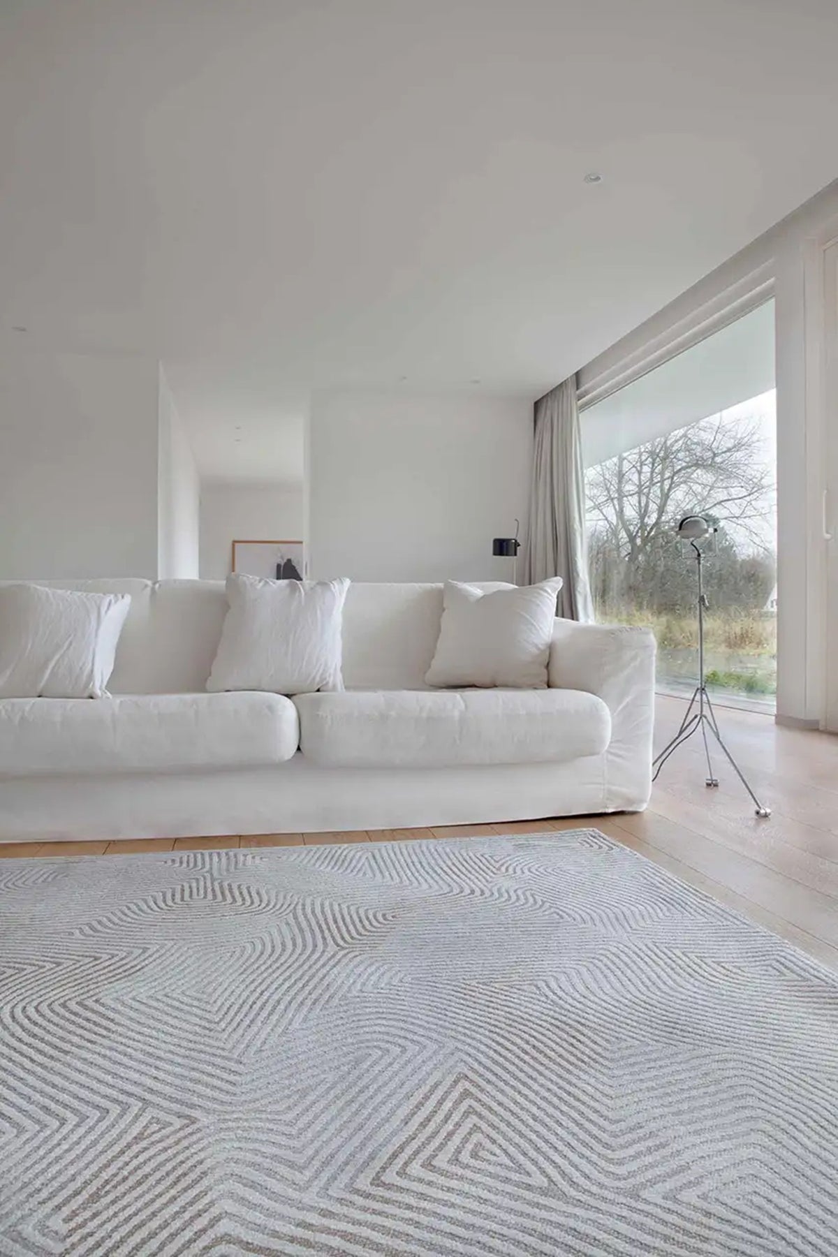 Tapis tissé plat moderne SCARLET