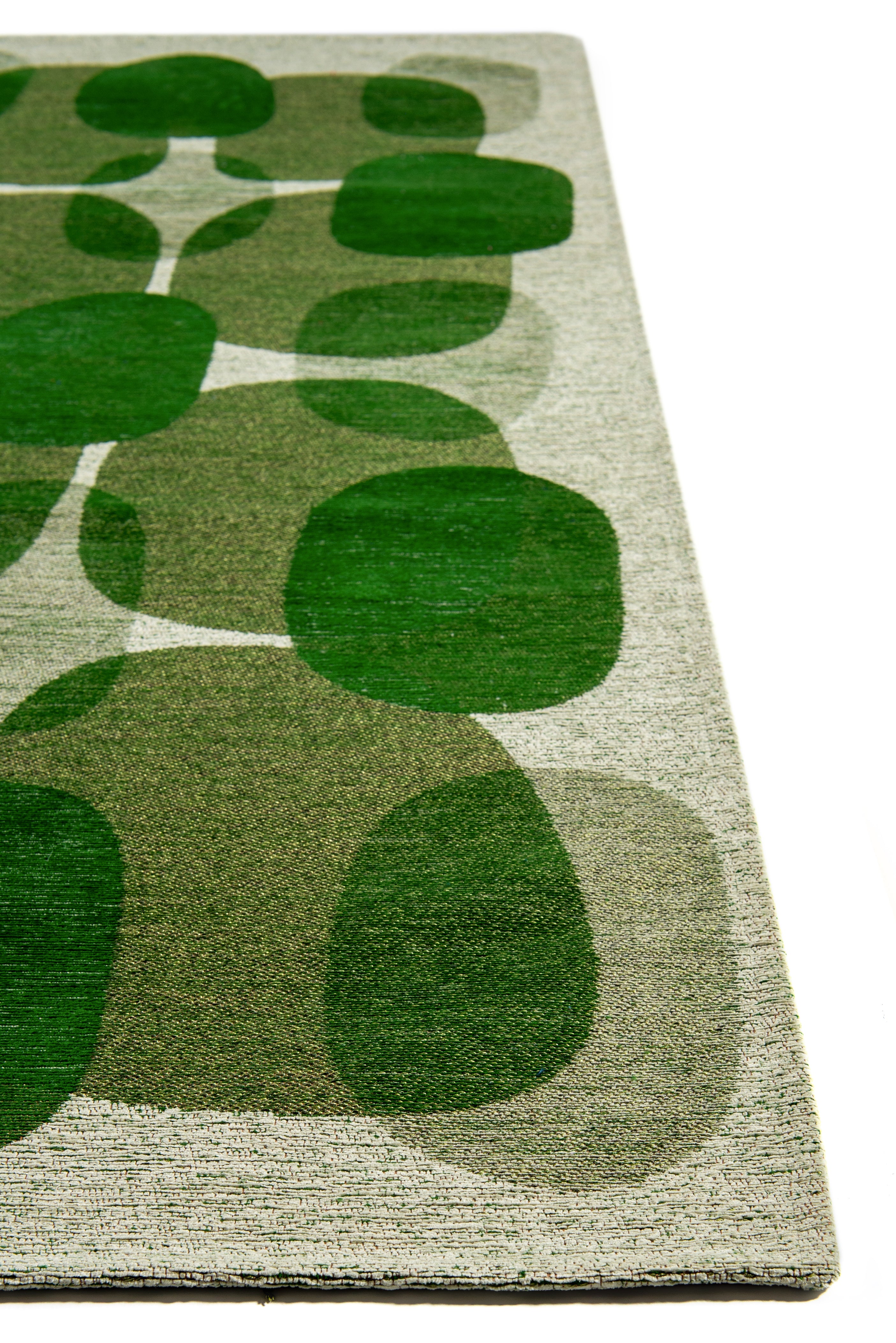 Tapis de salon moderne tissé plat BLACK SPICE