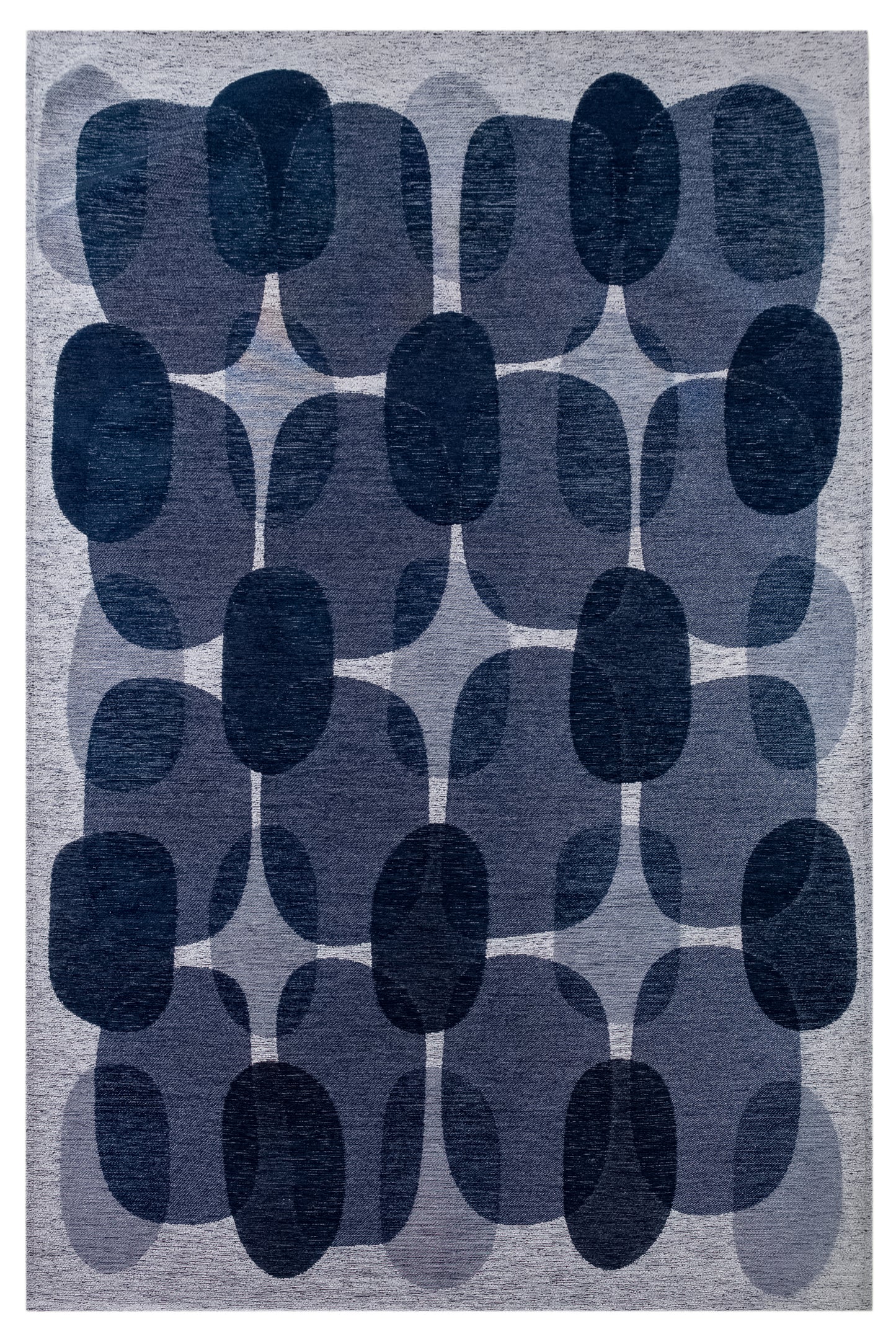 Tapis de salon moderne tissé plat BLACK SPICE