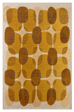 Tapis de salon moderne tissé plat BLACK SPICE