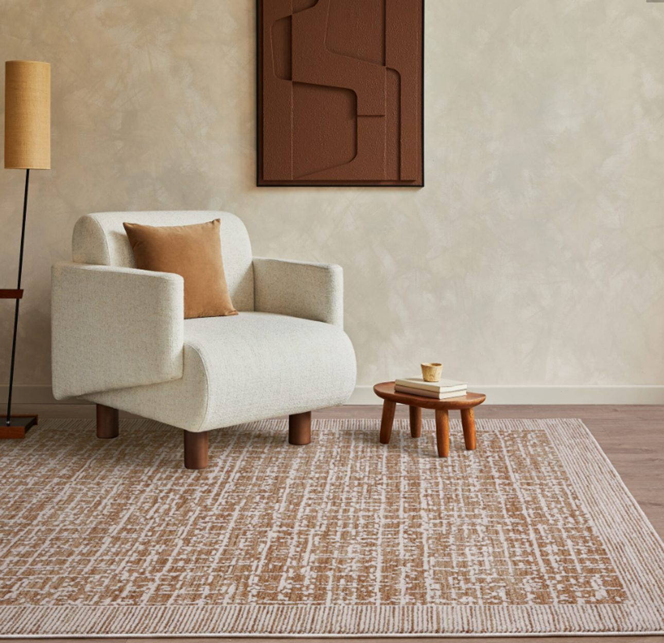 Tapis tissé plat moderne CRISS