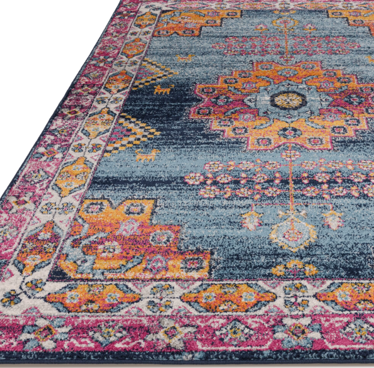 Tapis tissé plat moderne CROWN