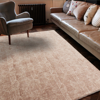 Tapis de salon moderne en laine CAMBRIDGE