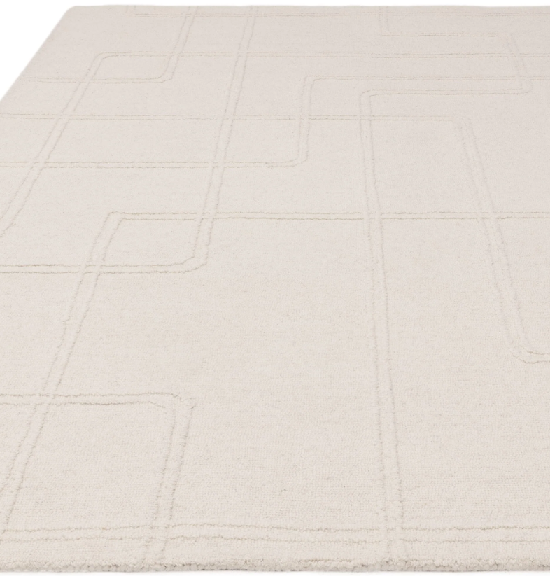 Alfombra de salón LINEA de pura lana