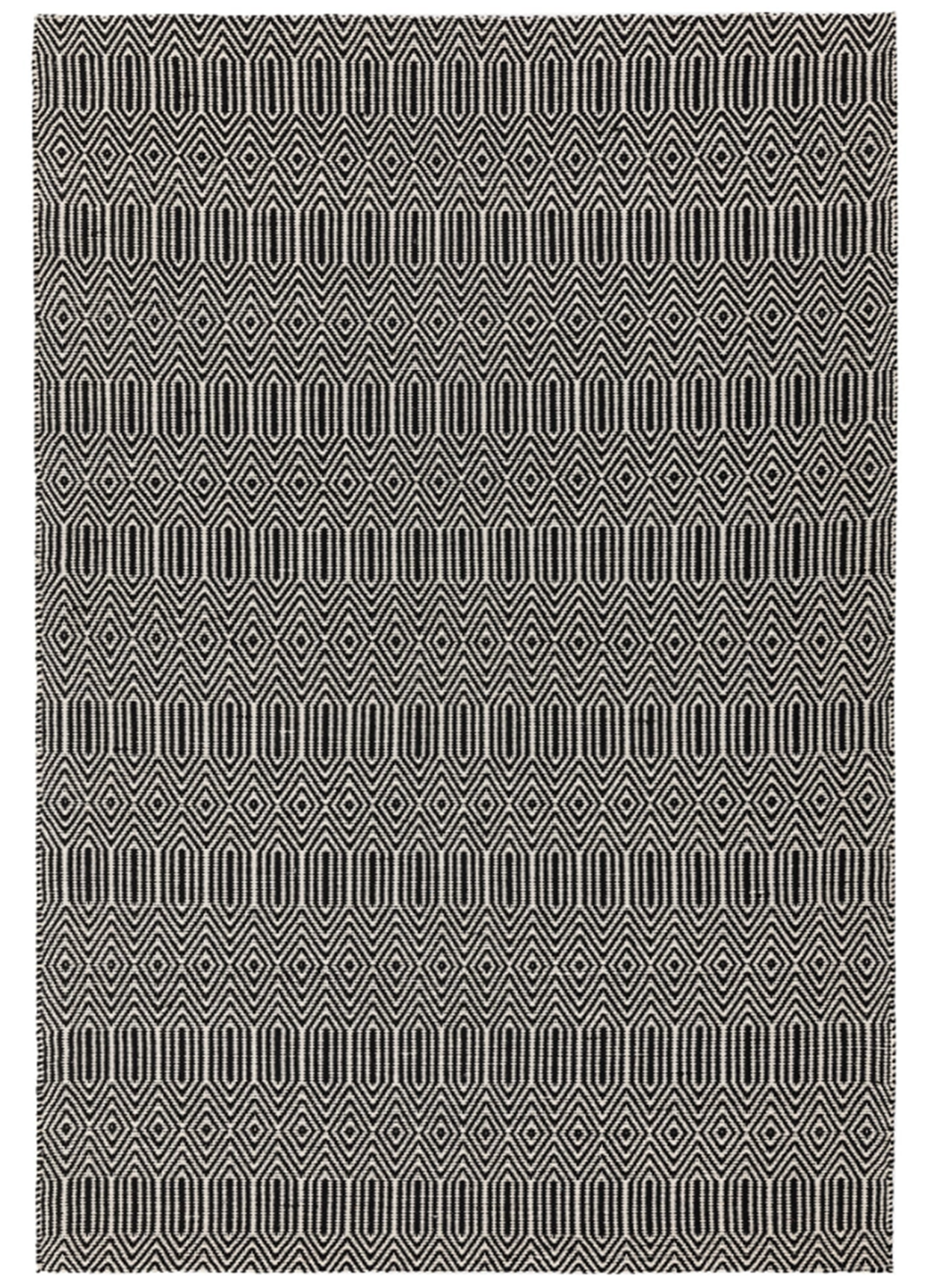 Tapis Laine et Coton tissé main style berbère SILWAN