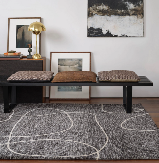 Alfombra moderna para salón y dormitorio RINEAL 