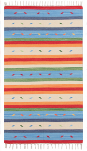 Tapis kilim orient moderne tissé en coton ARYA