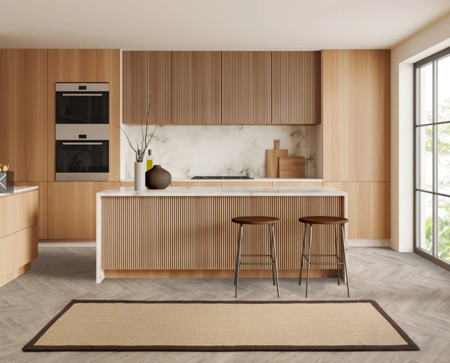 Tapis de couloir moderne en sisal LINDO