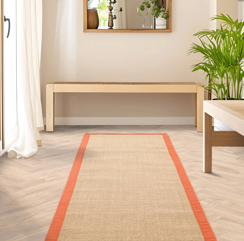 Tapis de couloir moderne en sisal LINDO