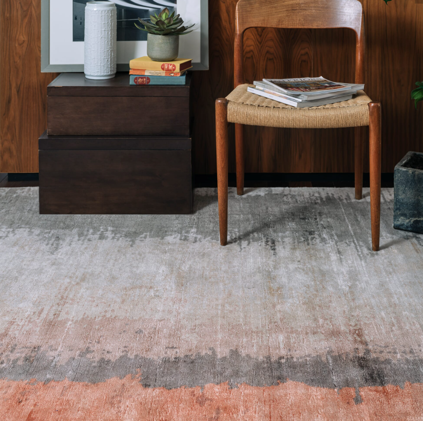 Tapis de salon moderne tissé main GINO