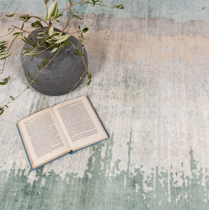 Tapis de salon moderne tissé main GINO