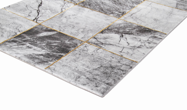 Tapis de salon moderne tissé plat GRANITA