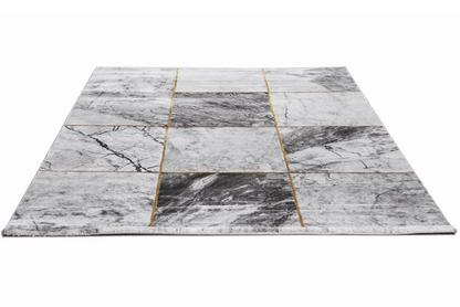 Tapis de salon moderne tissé plat GRANITA