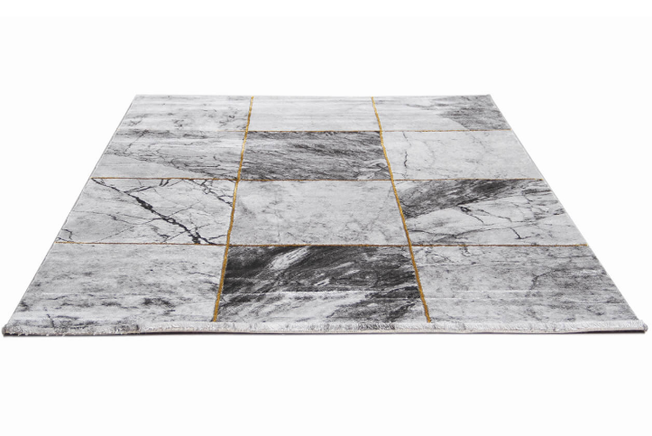 Tapis de salon moderne tissé plat GRANITA