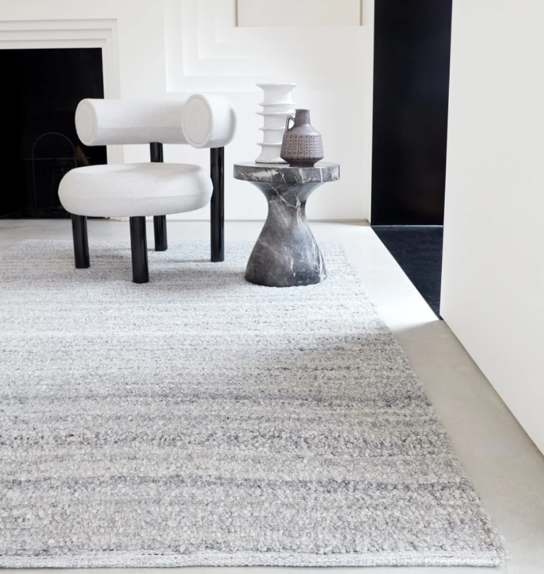Tapis de salon moderne effet laine SABBA