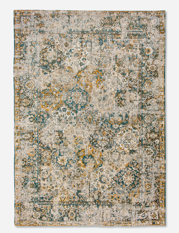 Tapis de salon style orient tissé plat BAKHTIARI
