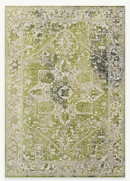 Tapis de salon style orient tissé plat BARIZ