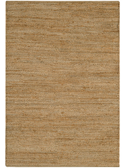 Tapis de salon en jute tissé plat KOUMAS