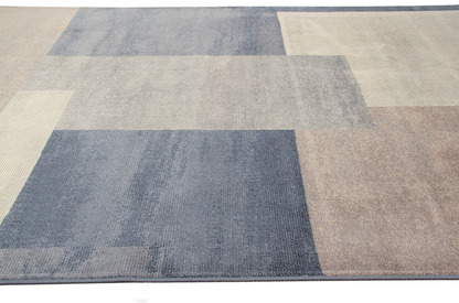 Tapis de salon moderne tissé plat NALA