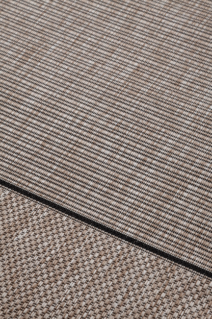 Tapis de salon moderne tissé plat IRIA