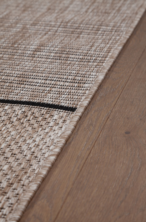 Tapis de salon moderne tissé plat IRIA