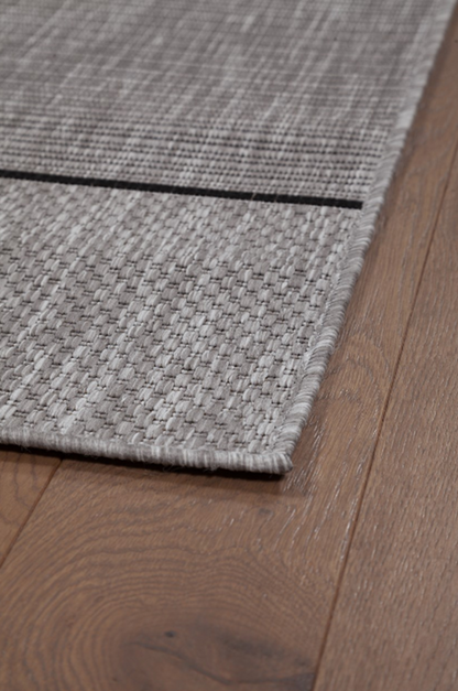 Tapis de salon moderne tissé plat IRIA