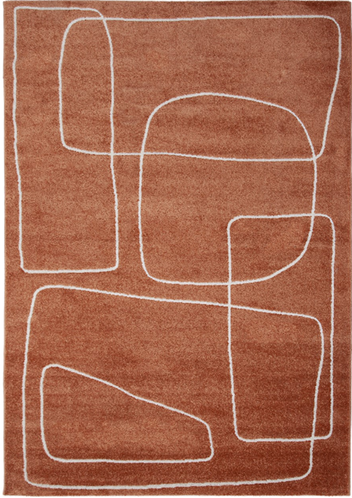 Tapis de salon moderne tissé plat STUDIO