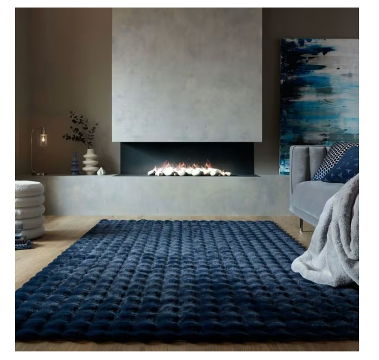 Alfombra de piel sintética HONEYCOMB