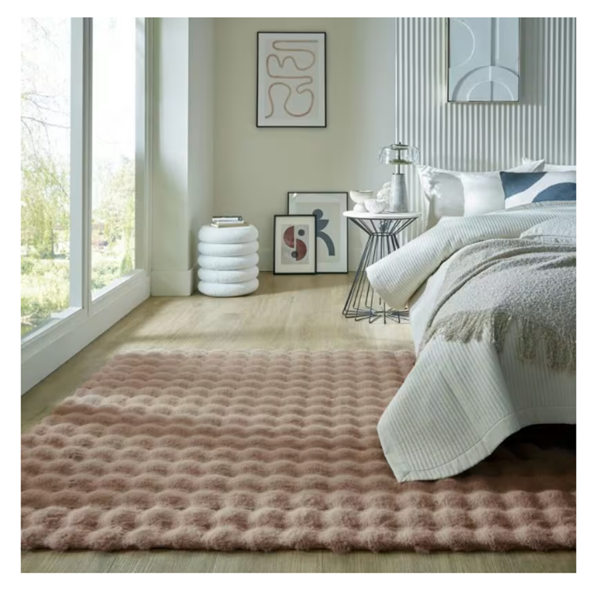 Alfombra de piel sintética HONEYCOMB