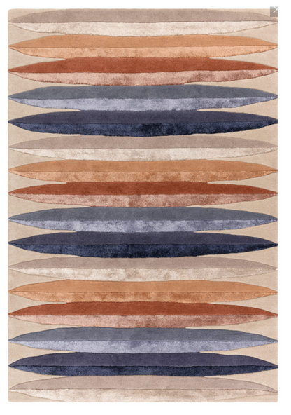 Tapis moderne tufté main en laine DOP