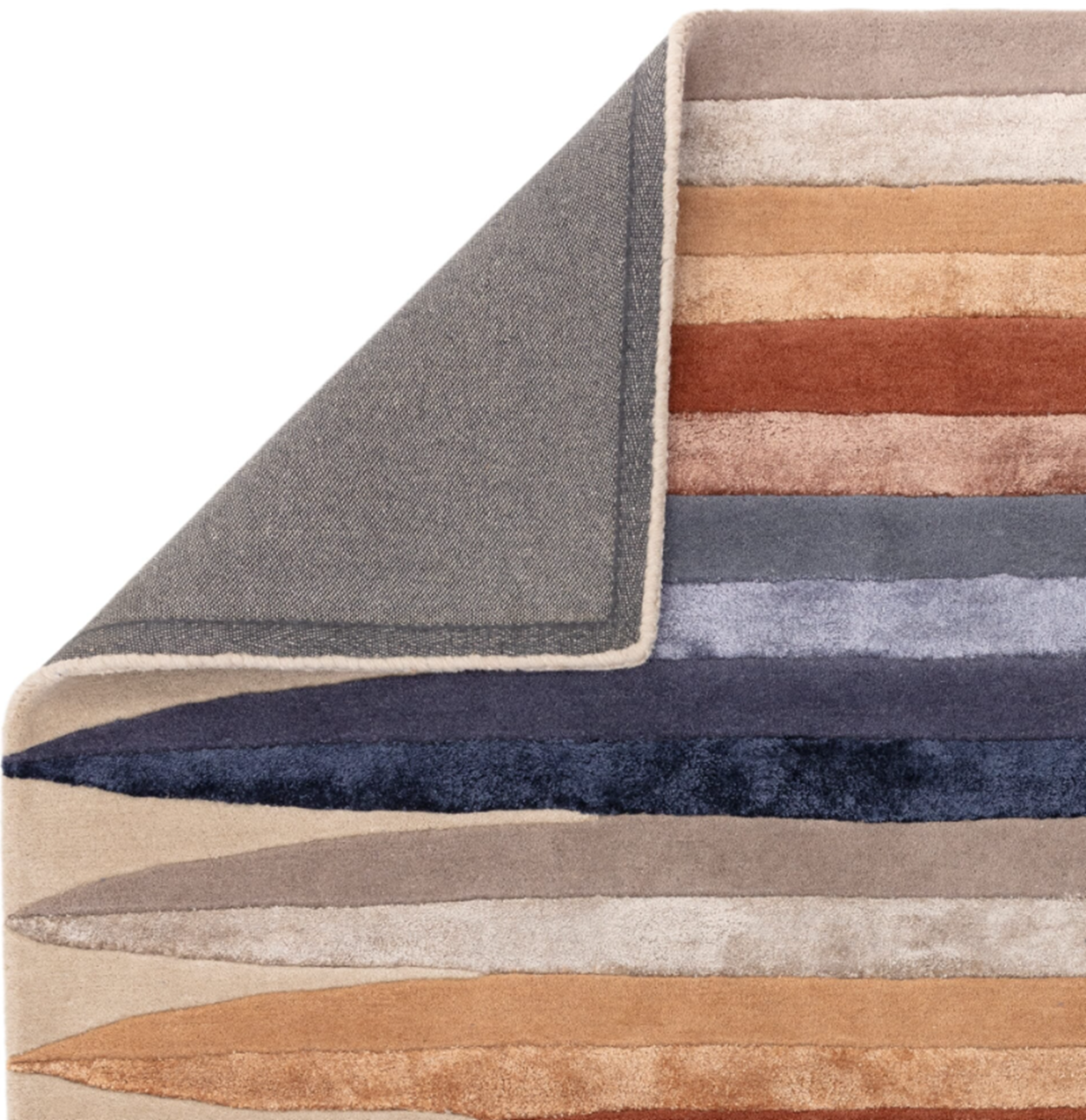 Tapis moderne tufté main en laine DOP